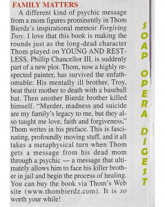 SOAP OPERA DIGEST book review